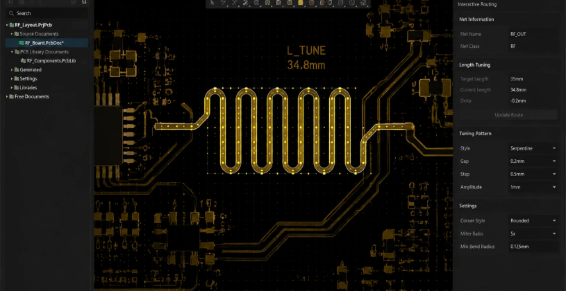 Interactive Lenght Tuning