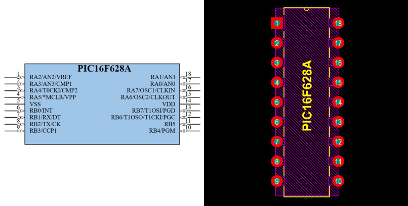 image PIC16F628A