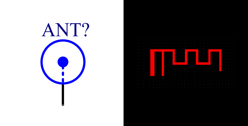 شماتیک و فوت پرینت آنتن 2.4GHz